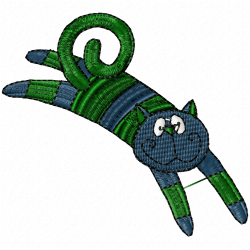 Cats Embroidery Design 6 Cats Embroidery Design 6